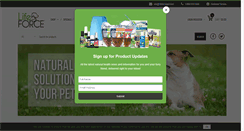 Desktop Screenshot of lifeforcepet.com